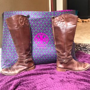 TORY BURCH MARLENE RIDING BOOTS👢